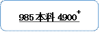985本科4900+